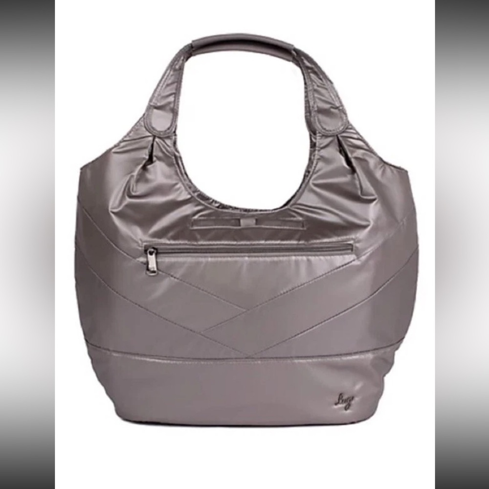 Lug Gondola SE Metallic‎ Pearl Pewter Travel Bag Tote Purse